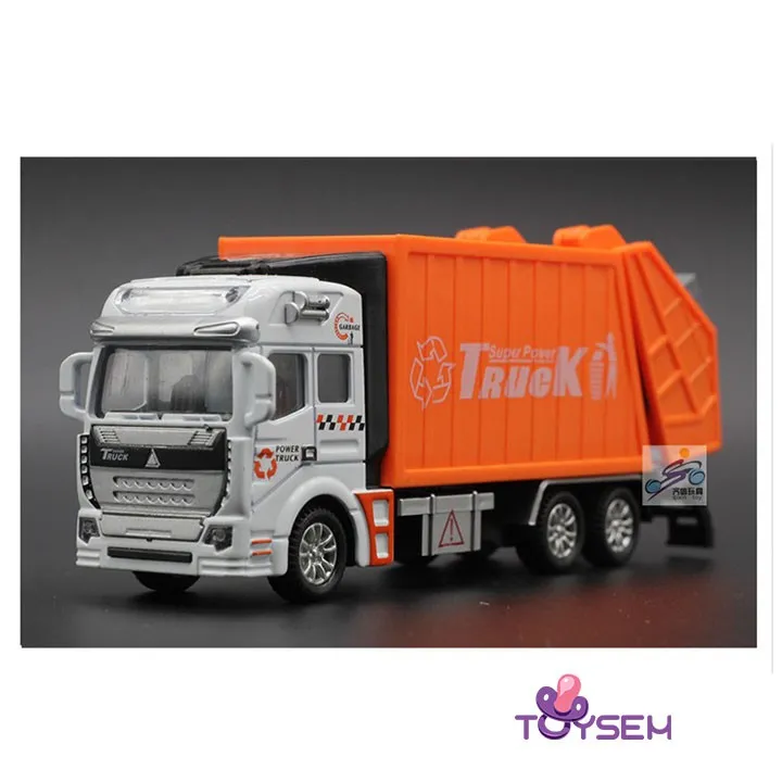 Đồ chơi xe đổ rác chạy bằng dây cót cho bé - Quà tặng sinh nhật cho bé