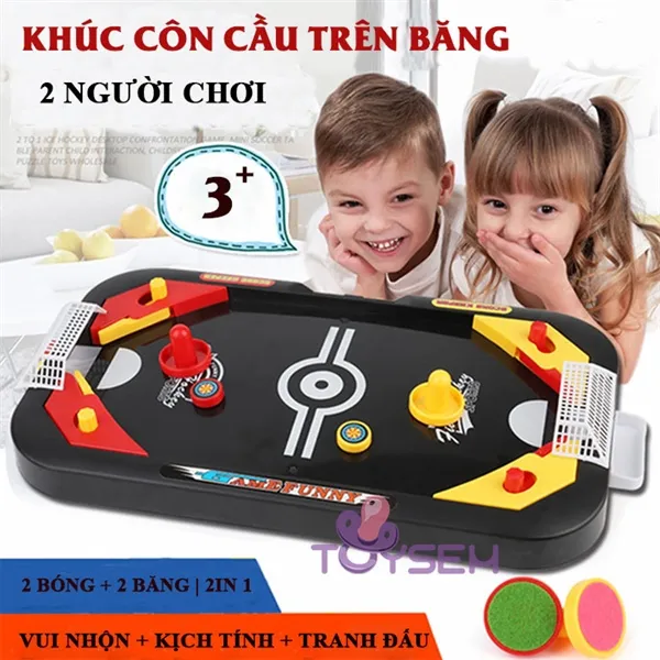 Đồ chơi trẻ em đánh bóng bàn khúc côn cầu trên băng dành cho 2 người