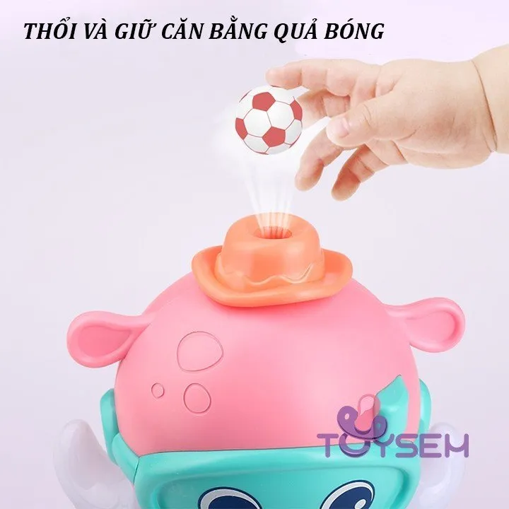 Đồ chơi trẻ em bạch tuộc ảo thuật thổi bóng vui nhộn - Quà tặng sinh nhật cho bé