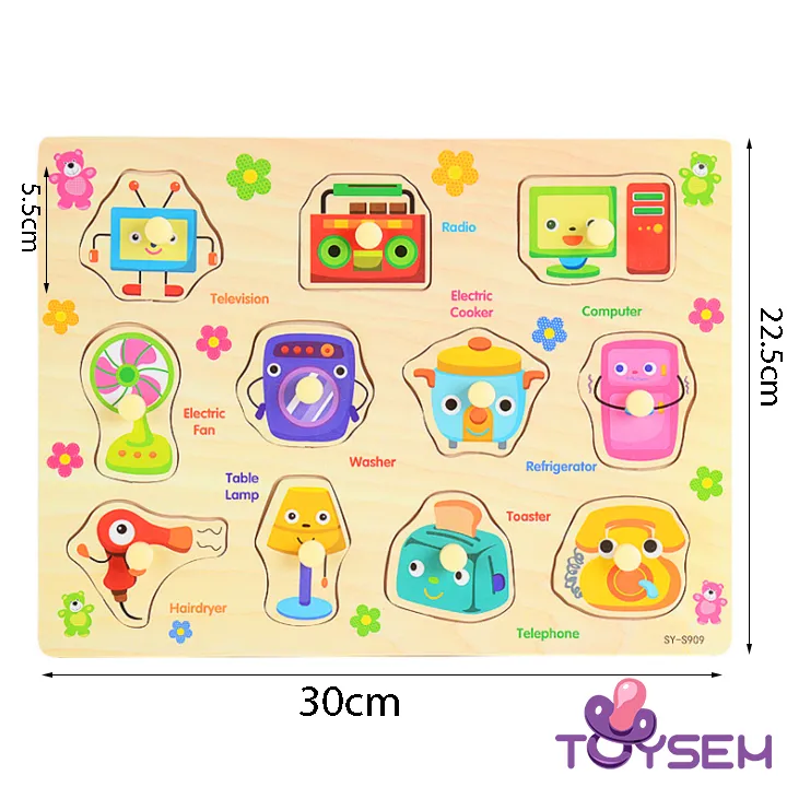 Đồ chơi bảng gỗ xếp chữ cái cho bé tập học