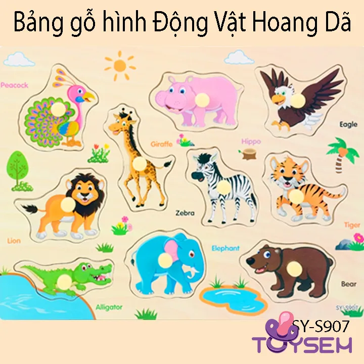 Đồ chơi bảng gỗ xếp chữ cái cho bé tập học