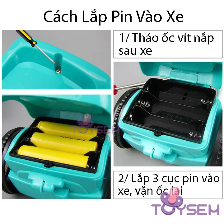 Đồ chơi bé đi xe đạp bốc đầu xoay 360 độ có đèn và nhạc