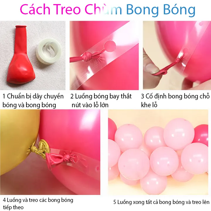 Bong bóng trang trí sinh nhật kỳ lân cho bé gái kèm theo ống bơm tay - Happy birthday