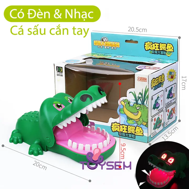 Đồ chơi trẻ em cá sấu cắn tay
