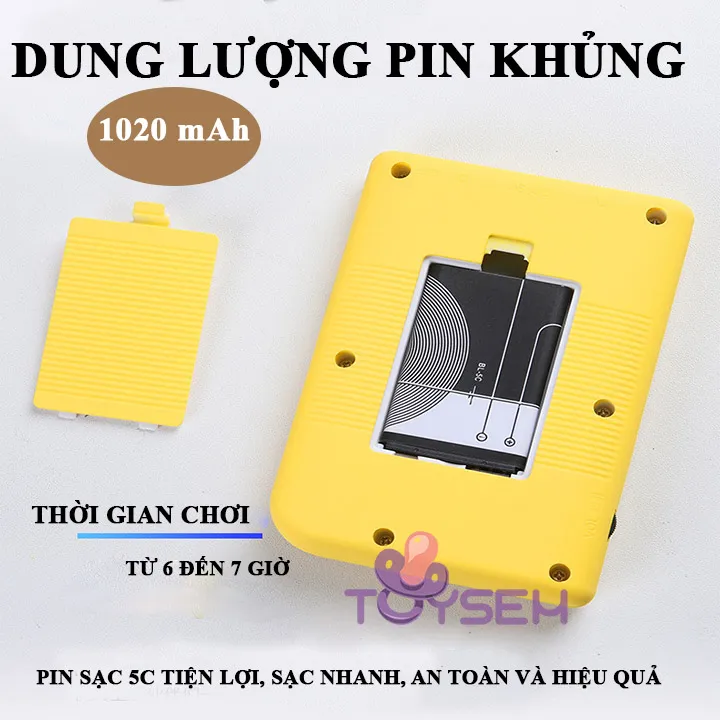 Máy chơi game cầm tay sub 400 trò có kết nối tivi hỗ trợ 2 người chơi