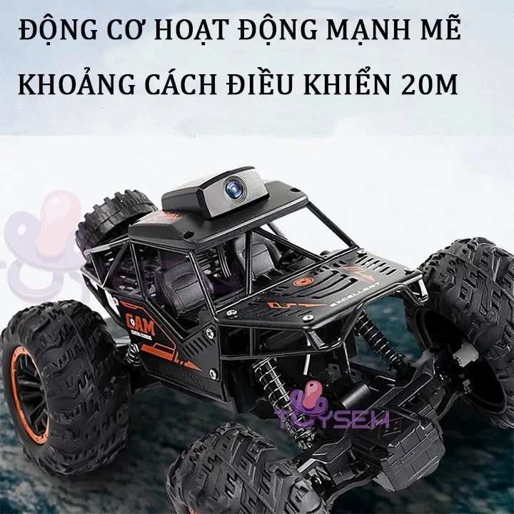 Xe điều khiển từ xa bằng camera wifi và không dây 4 kênh