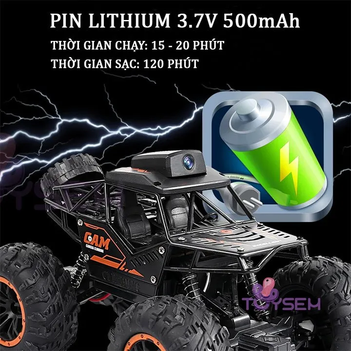 Xe điều khiển từ xa bằng camera wifi và không dây 4 kênh