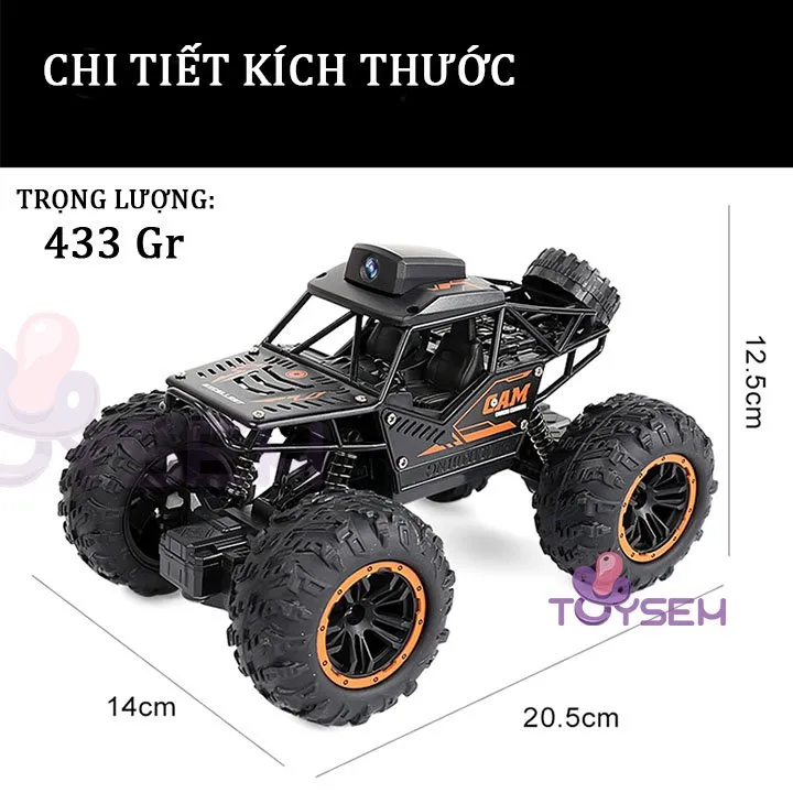 Xe điều khiển từ xa bằng camera wifi và không dây 4 kênh